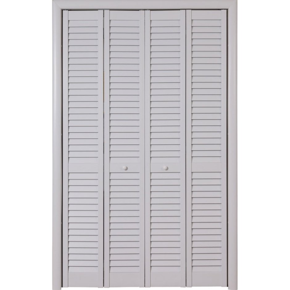 Дверь жалюзийная белая 1208 мм н17164887