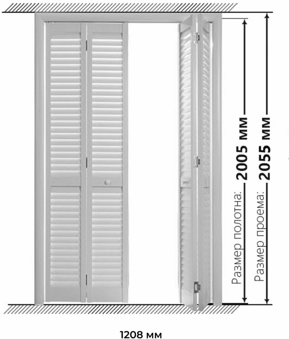 Дверцы жалюзийные 444 Castorama