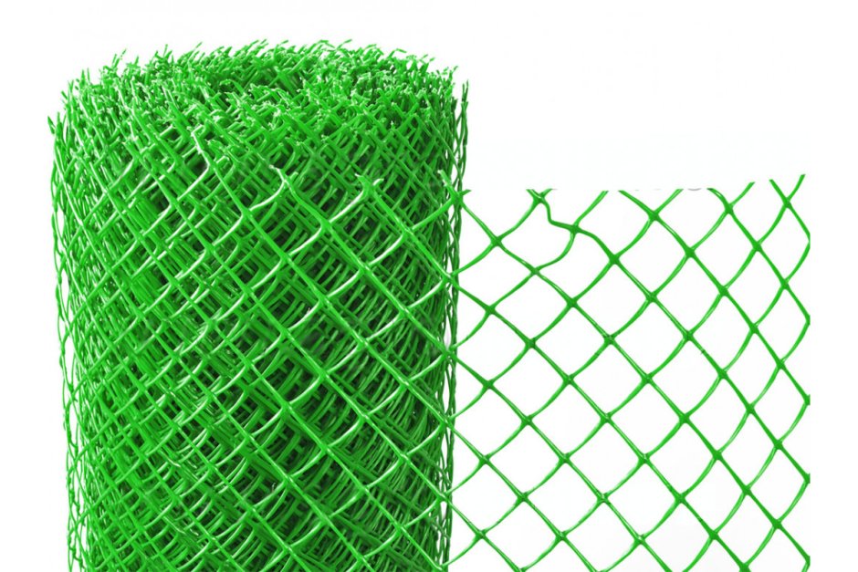 Сетка Садовая 40*40 (1,2м*20м) ромбическая зеленая