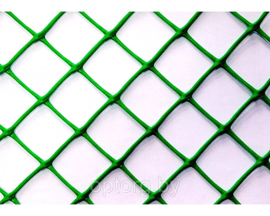 Сетка Садовая 40*40 (1,2м*20м) ромбическая зеленая