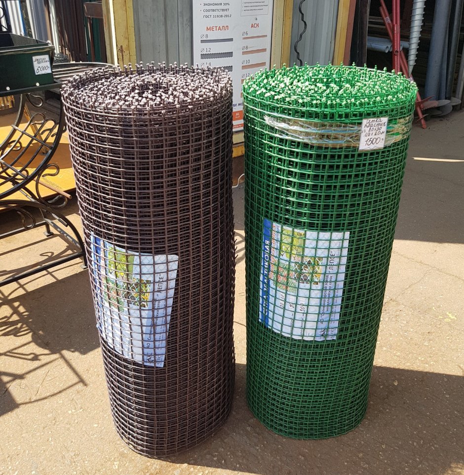 Садовая решетка 1,5*20м (55*55) эко черная