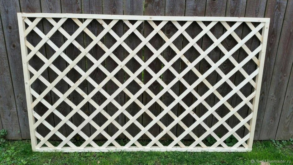 Решётка(пергола,шпалера) деревянная 138*109