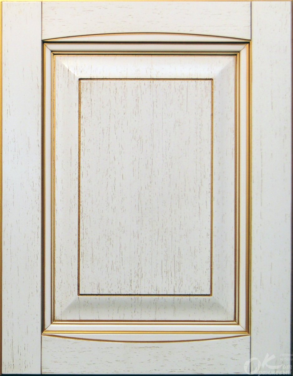 Фасад бук массив патина золото RAL-1013 perlweir