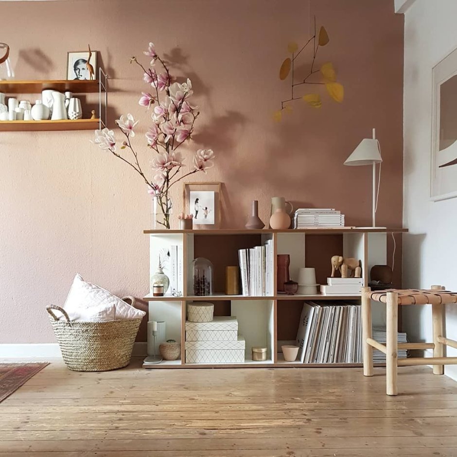 Пастельные стены в интерьере