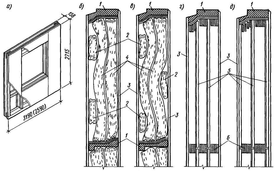 Трехслойной железобетонной несущей панели