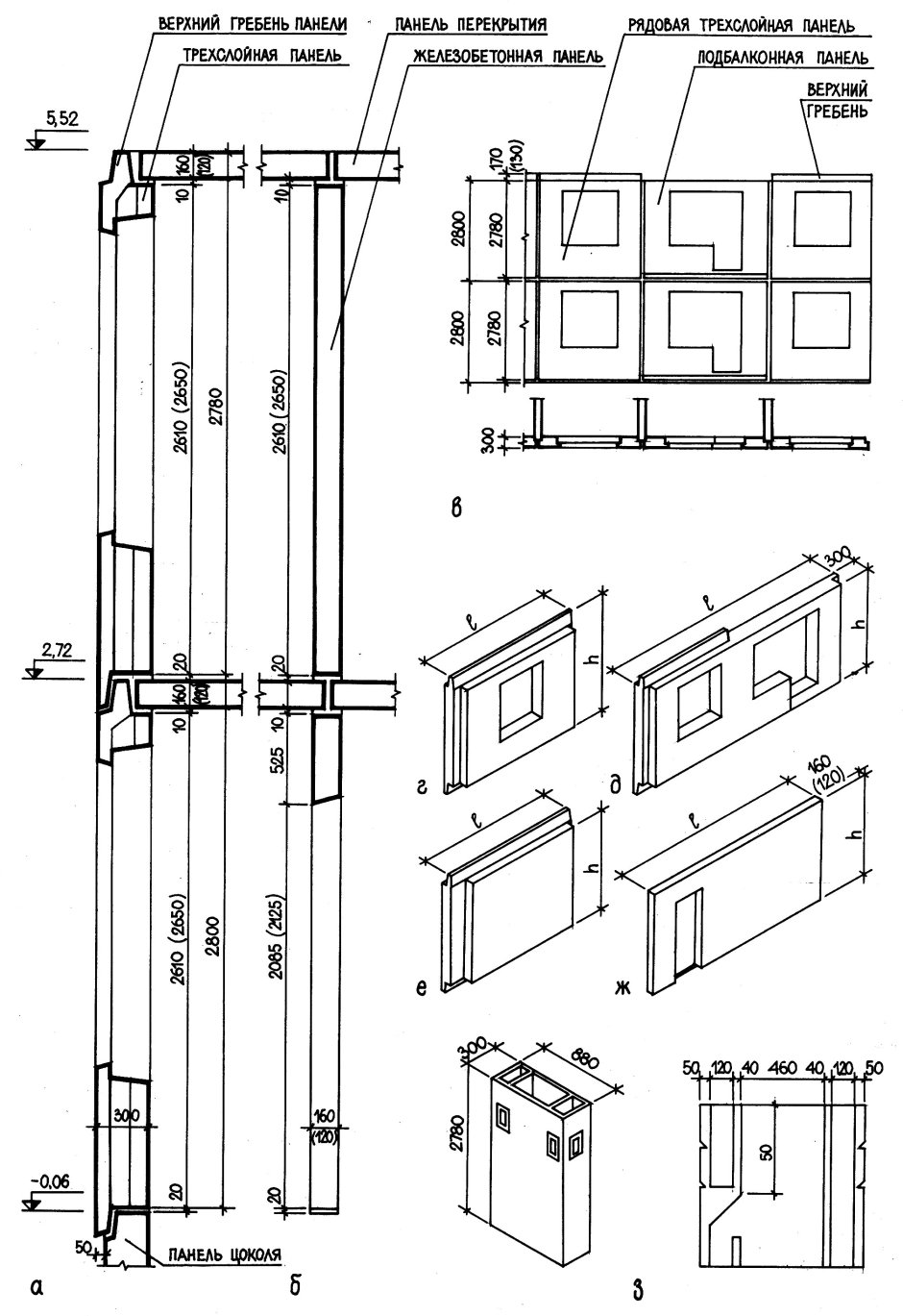 Жб панели стеновые наружные толщина