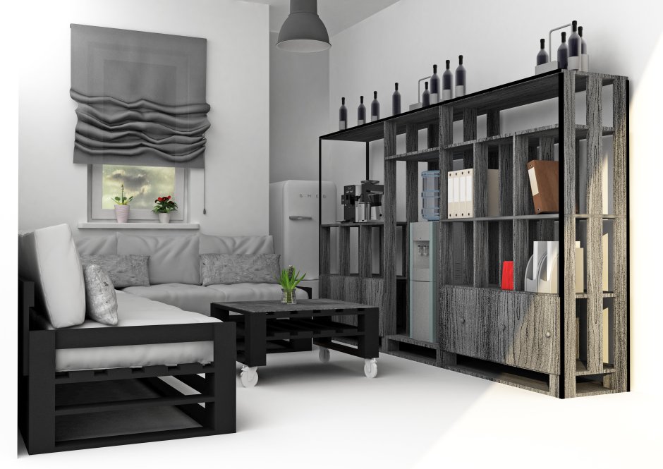 Поддоны в интерьере