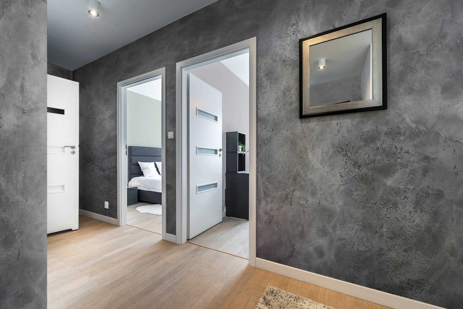 Декоративная штукатурка серого цвета