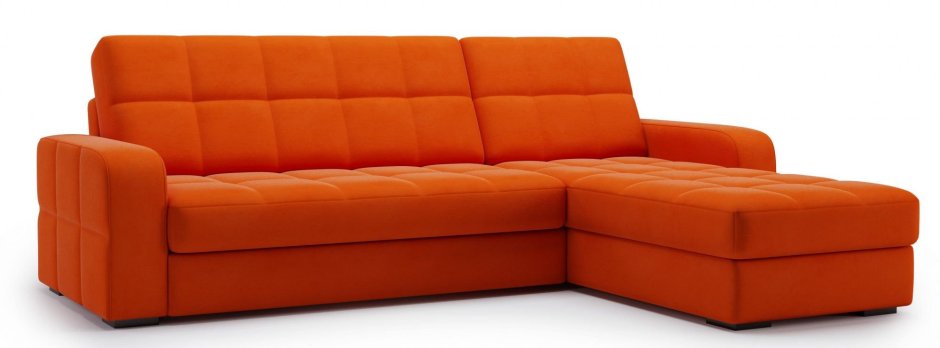 Диван угловой оранжевый