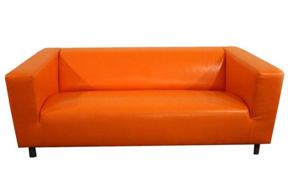 Клиппан диван 2-местный икеа оранжевый