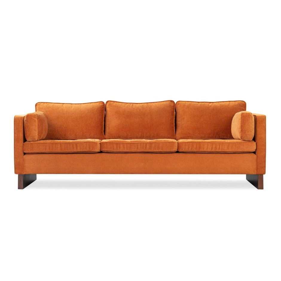Диван Андерсон оранжевый прямой 200 м