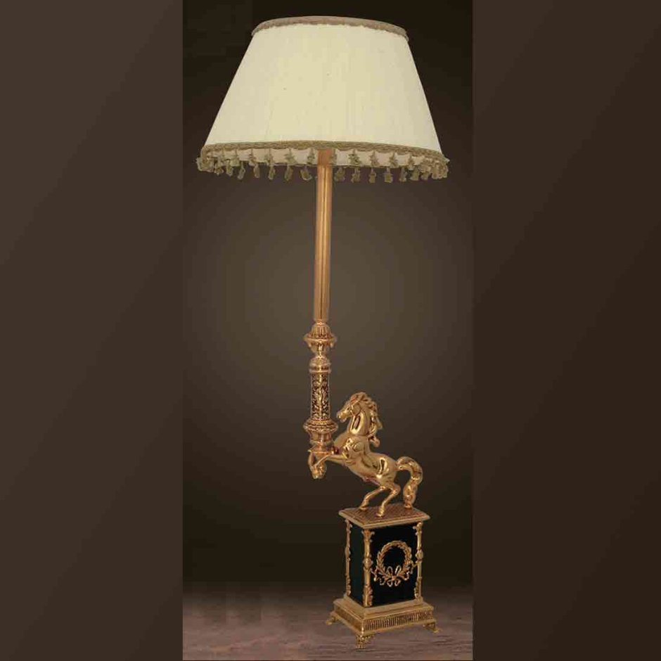 Zamel торшер напольный бронза