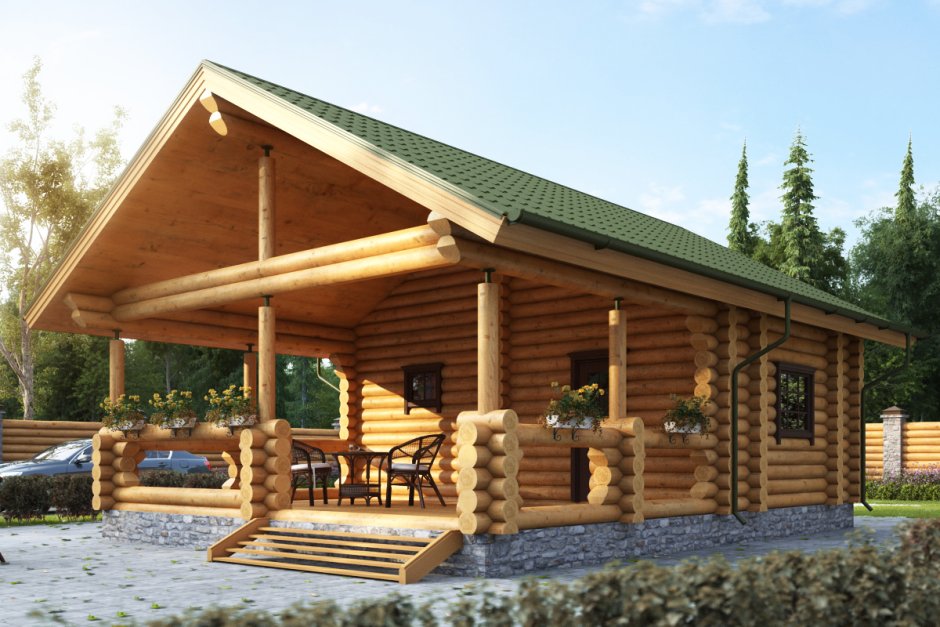 Баня из ОЦБ под ключ