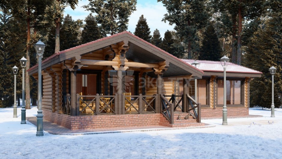 Проект бани Шишкин лес