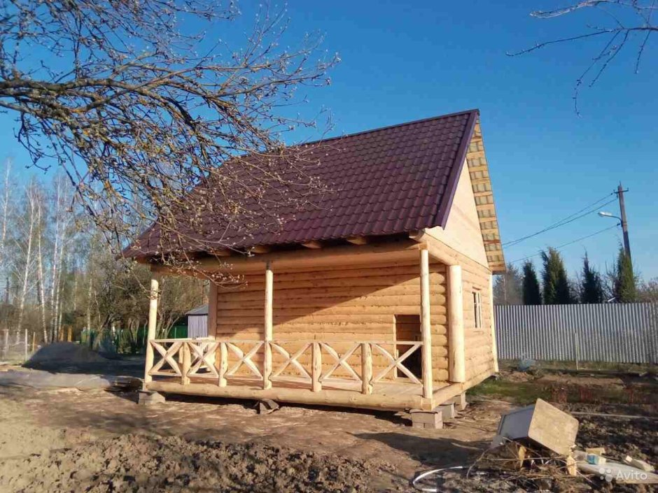 Сруб бани 4х6