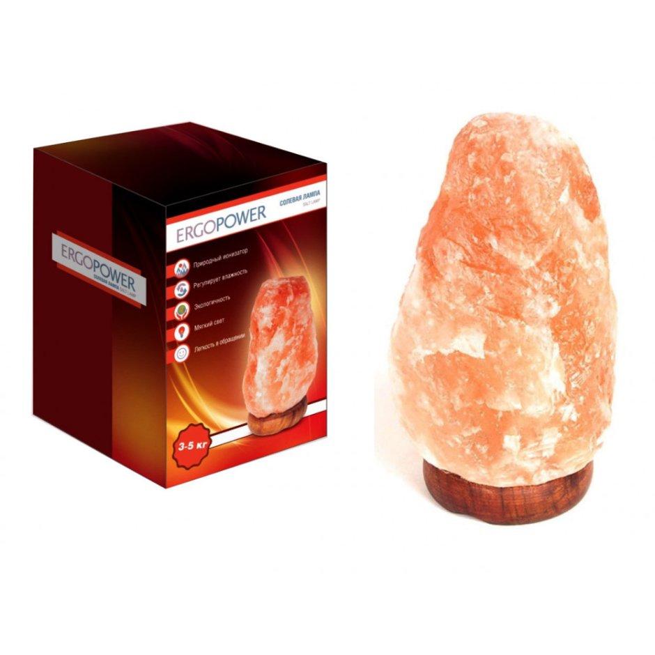 Солевая лампа er-502 3-5 кг