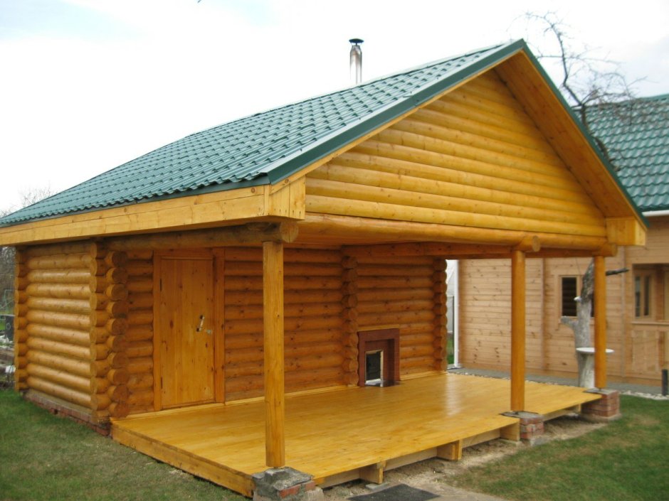 Сруб бани 6 на 3