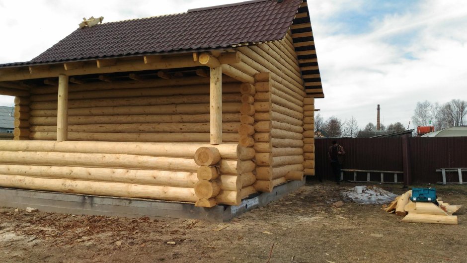 Сруб бани 5х5