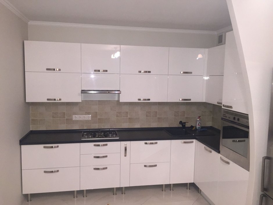 Кухни Леруа глянец белый