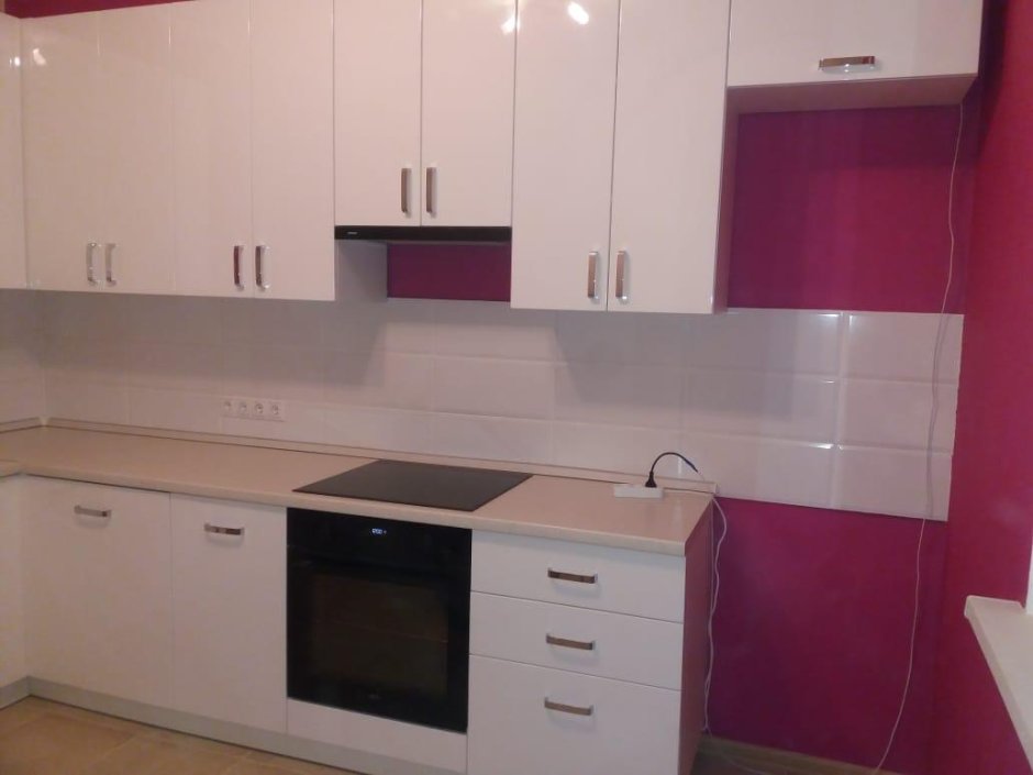 Кухонные фасады белый глянец