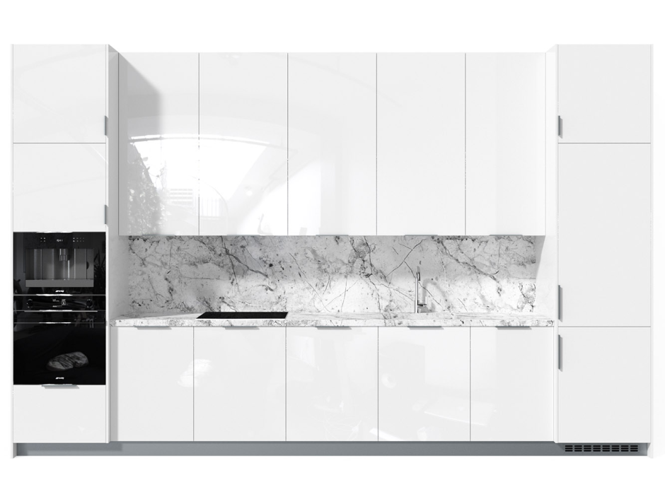 Фасад Push 90 белый глянец