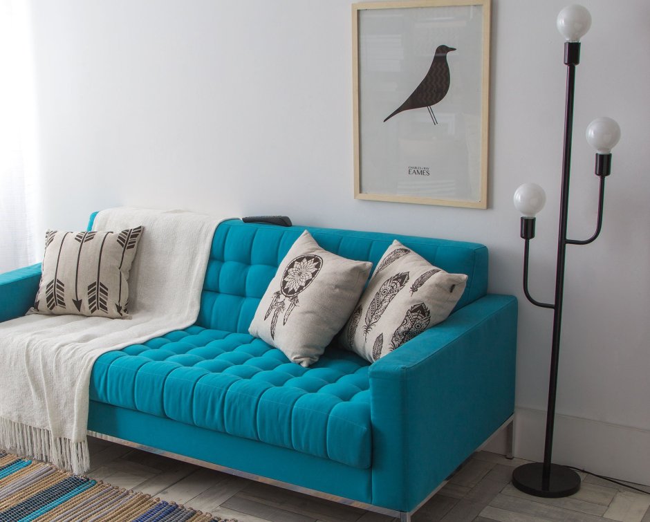 Мягкая мебель цвет морской волны