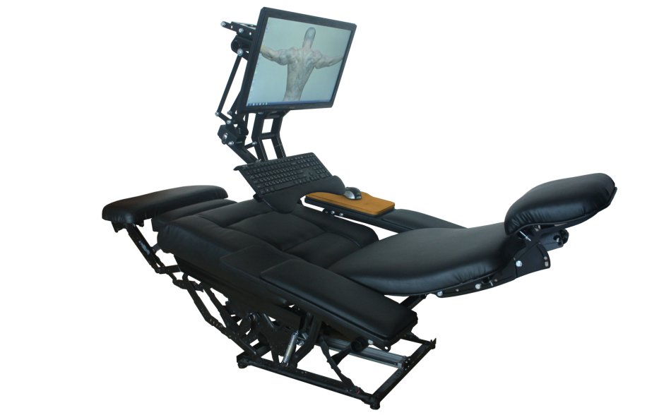 Лежачее компьютерное кресло