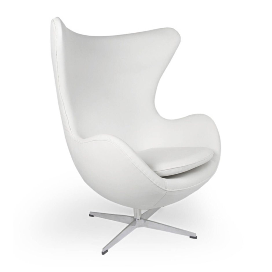 Кресло Egg Chair by Arne Jacobsen белое