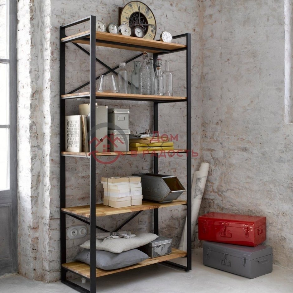 Стеллаж санрес-14 в стиле лофт