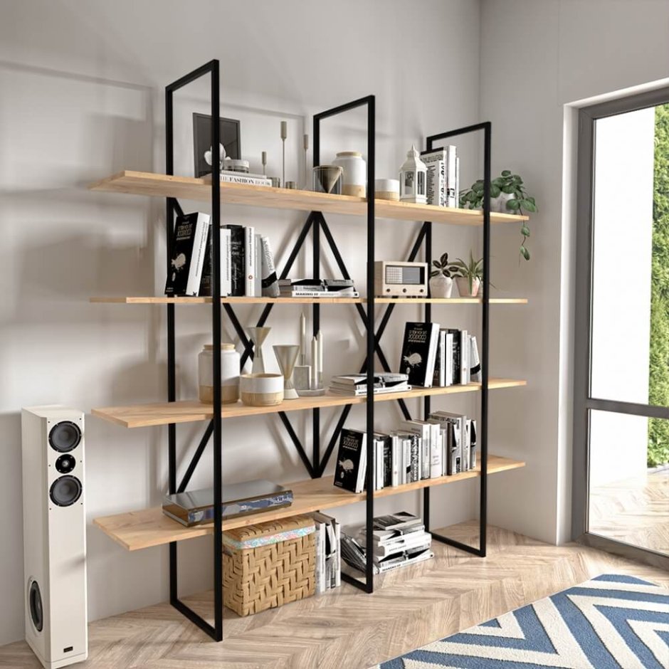 Стеллаж a4000021 Frankwell Brown/Black