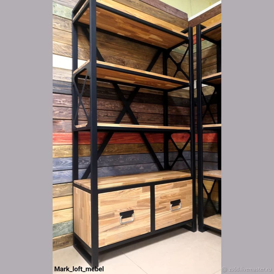 Km Loft стеллаж Ромбо