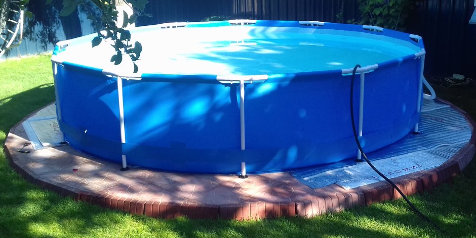 Площадка под каркасный бассейн