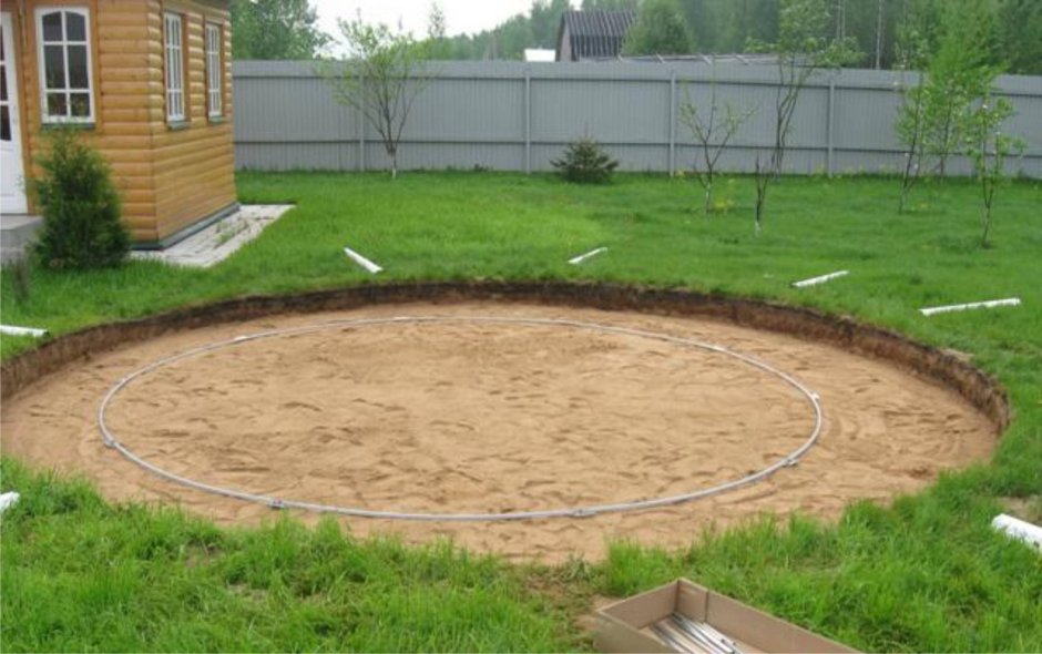 Площадка под бассейн