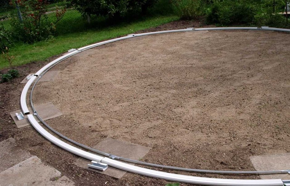 Площадка под каркасный бассейн