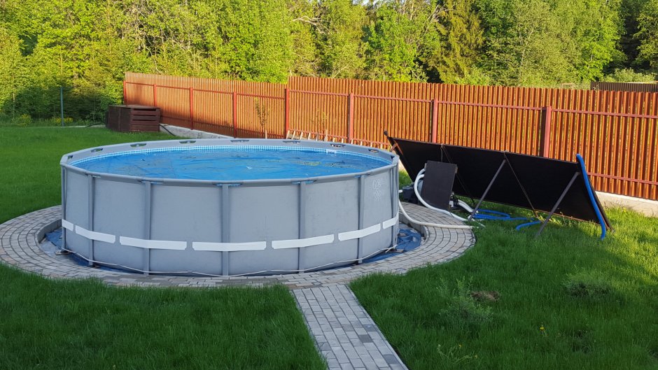 Площадка под каркасный бассейн