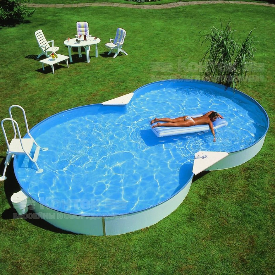 Бассейн Summer fun Exklusiv круглый