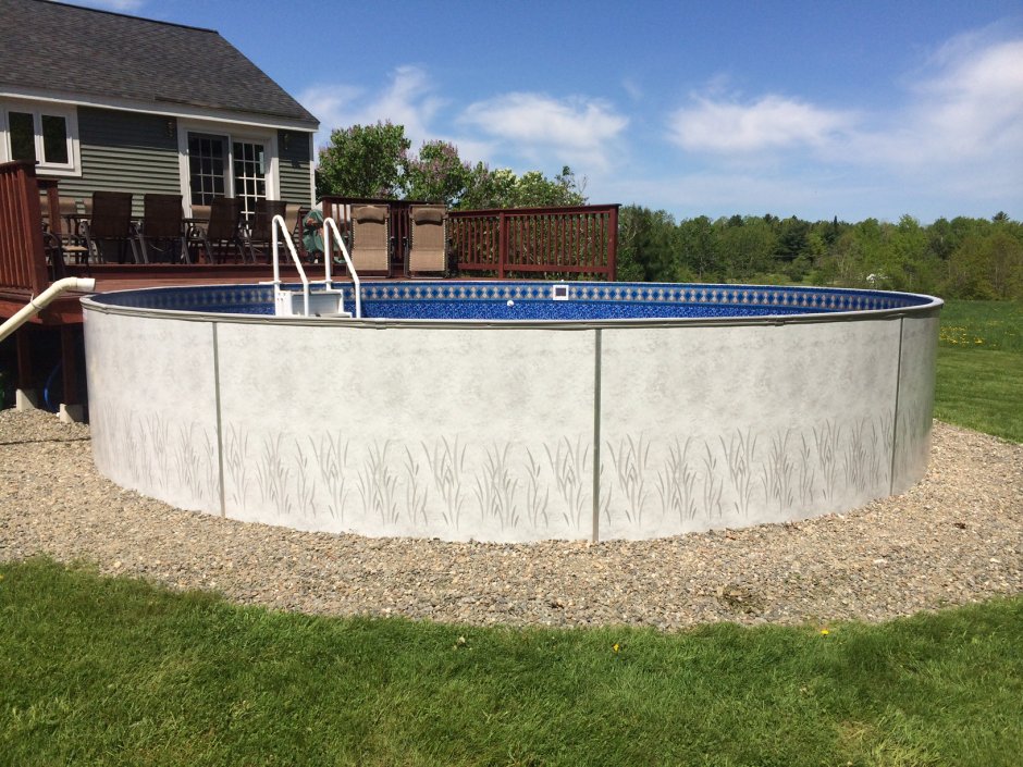 Площадка под бассейн на даче