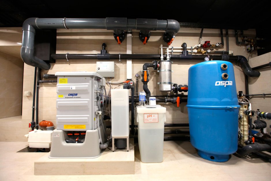 OSPA оборудование для бассейнов