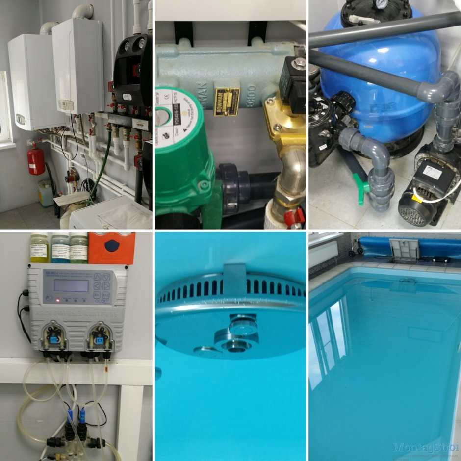 Домик для оборудования бассейна