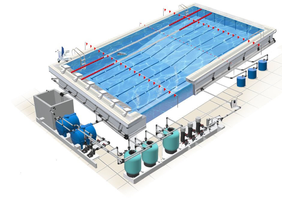 Оборудование для скиммерного бассейна