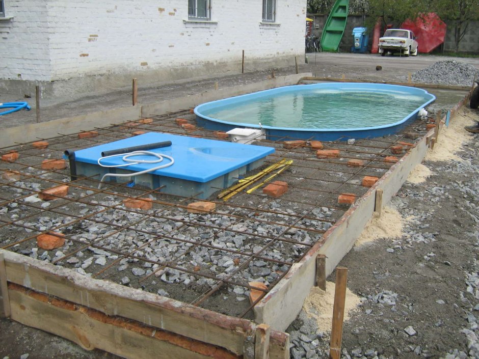 Приямок для оборудования бассейна