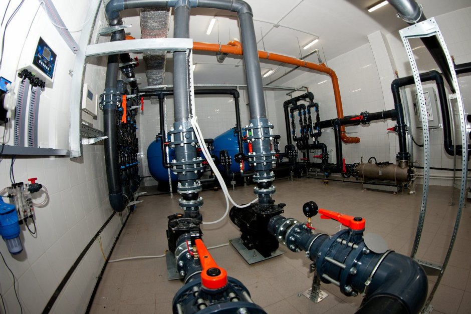 Помещение для оборудования бассейна