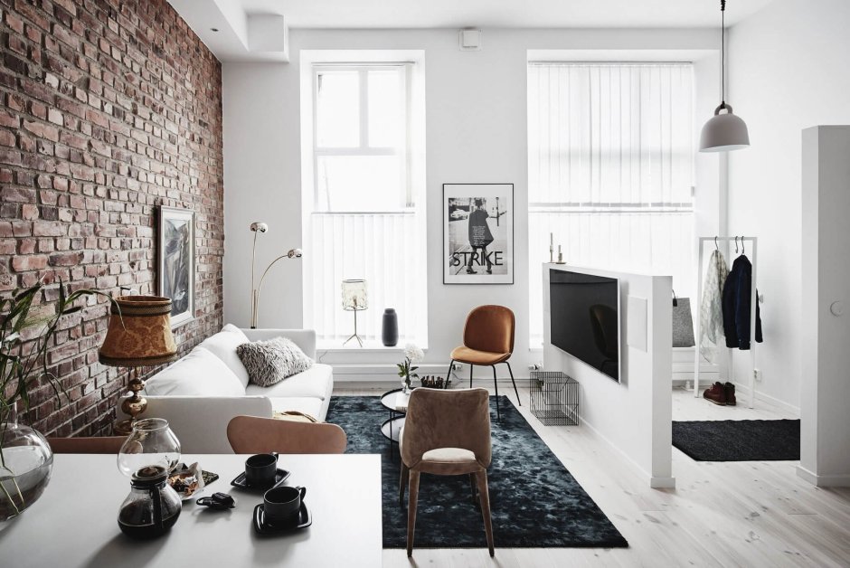 Скандинавский интерьер квартиры