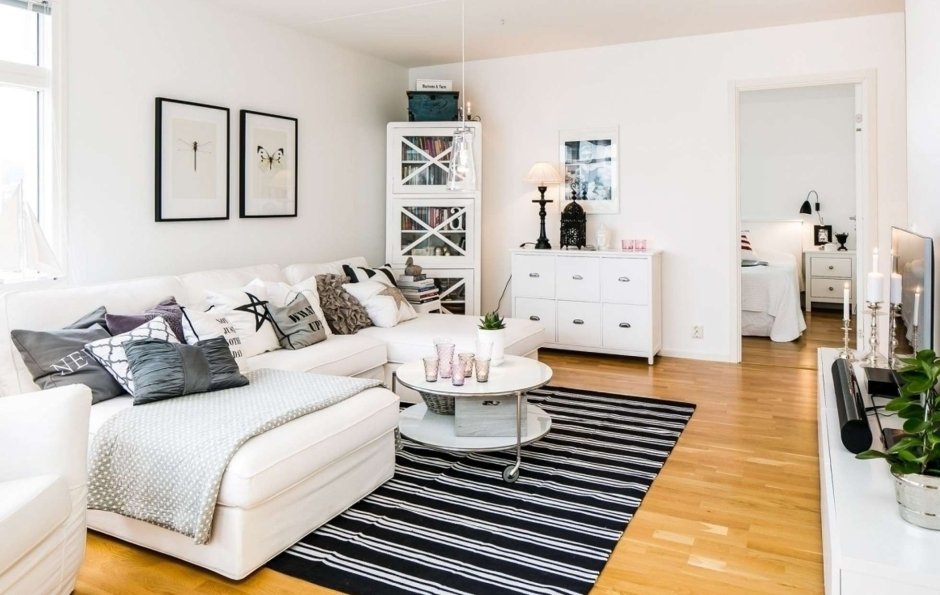 Белый цвет в интерьере