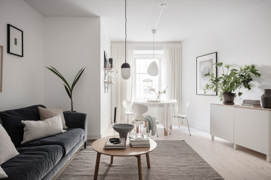 Белая квартира в Гетеборге