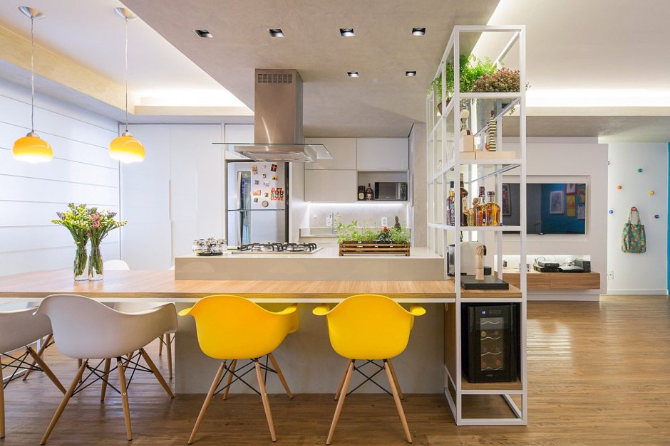 Модные решения в интерьере кухни