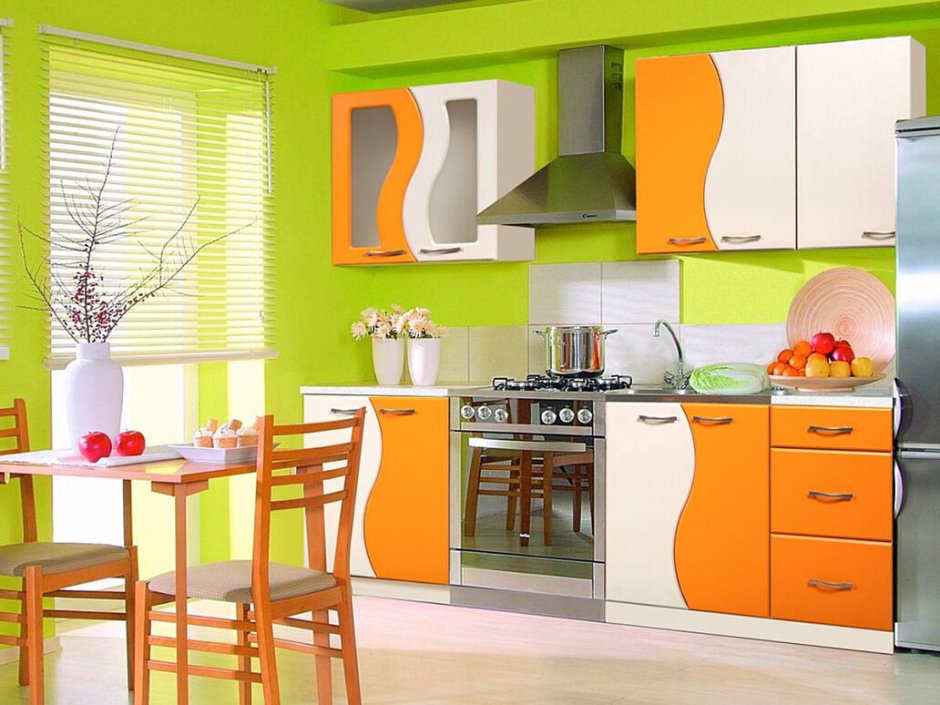 Яркая кухня