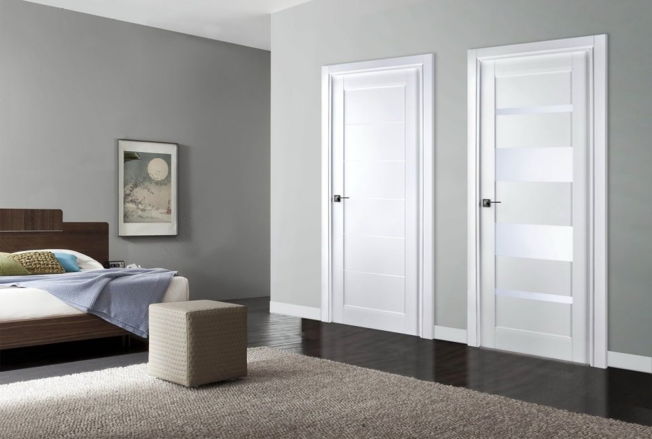 Дверь Мирелла белый глянец