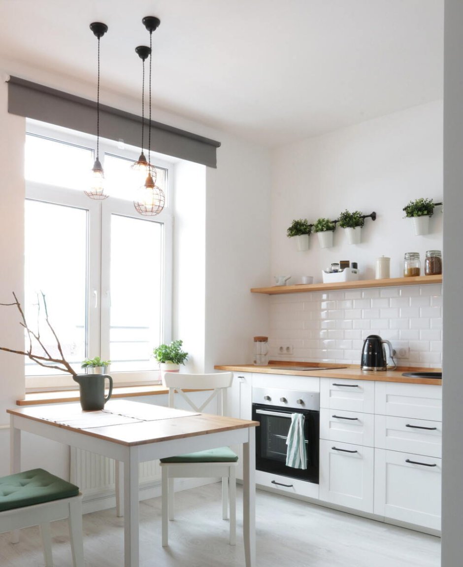 Кухни без верхних навесных шкафов