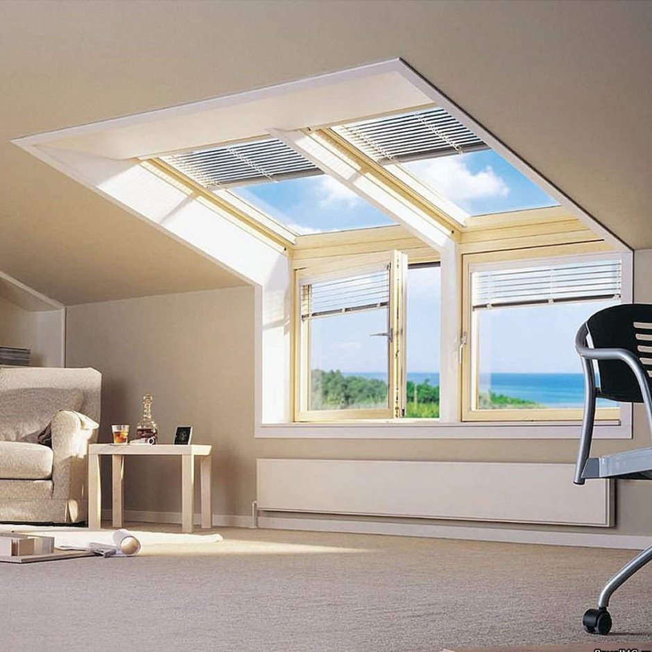 Жалюзи на окна Велюкс мансардные